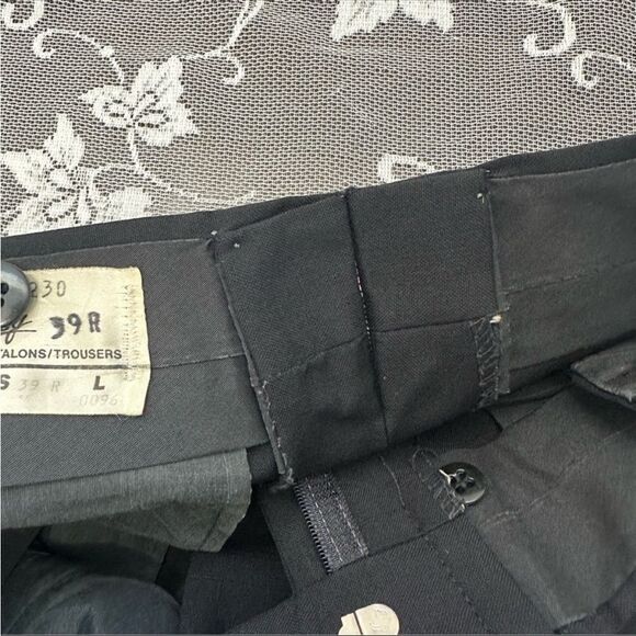 Vintage Yves Saint Laurent Black Tuxedo Pant - Picture 9 of 11